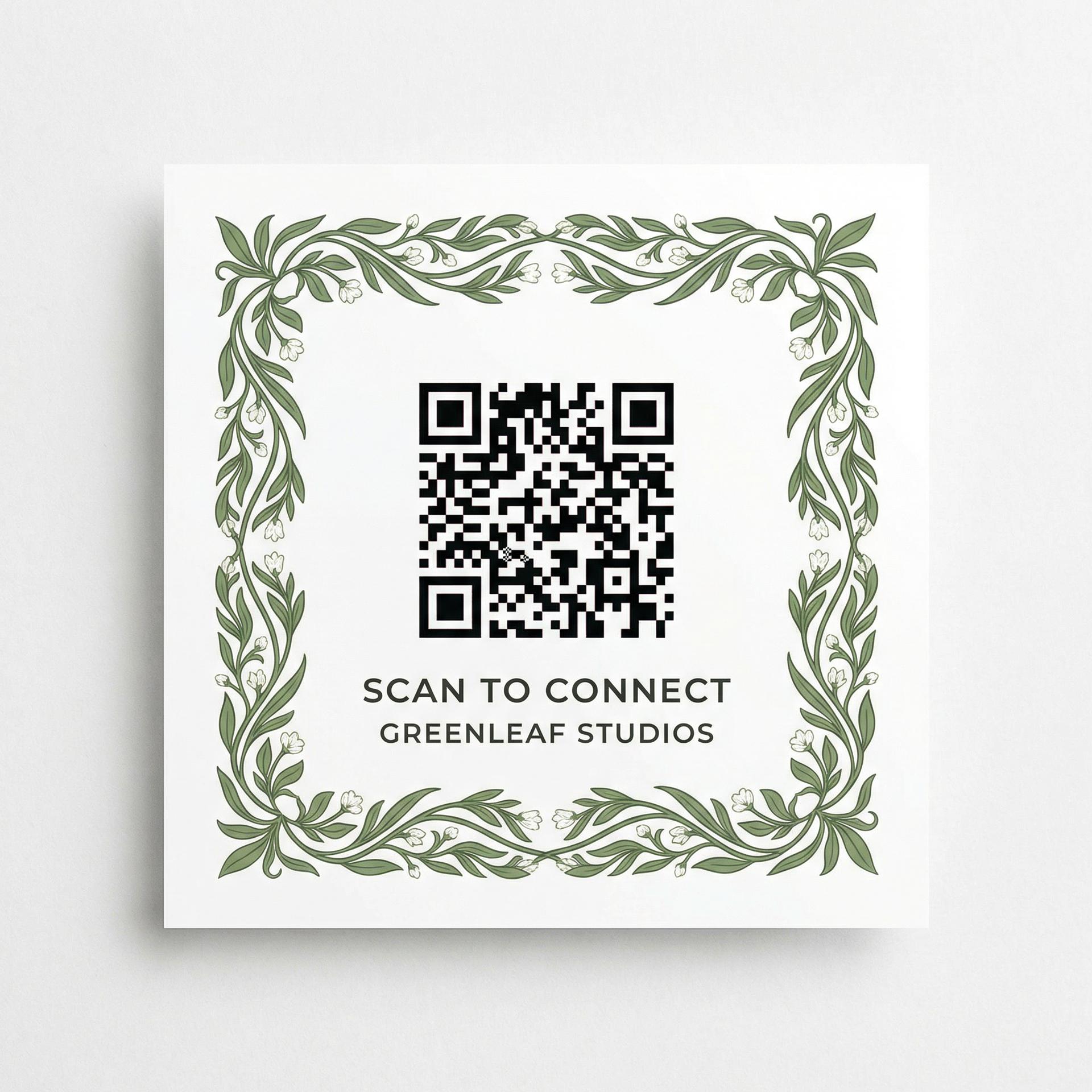 黄色仓库商务二维码